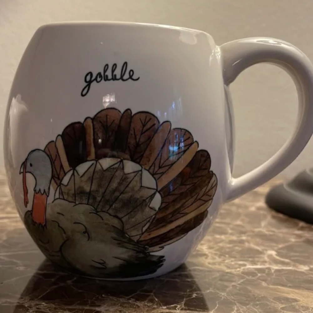 NWOT Rae Dunn Turkey Goble coffee mug